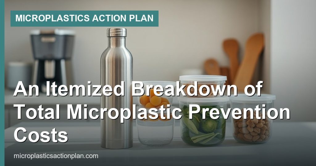 An Itemized Breakdown of Total Microplastic Prevention Costs - Microplastics Action Plan