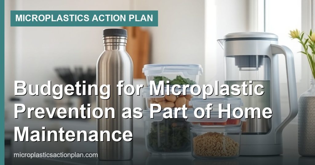 Budgeting for Microplastic Prevention as Part of Home Maintenance - Microplastics Action Plan
