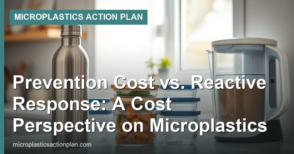 Prevention Cost vs. Reactive Response: A Cost Perspective on Microplastics - Microplastics Action Plan