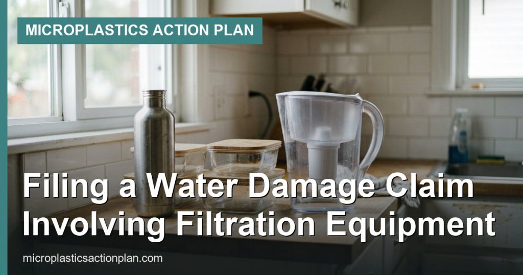 Filing a Water Damage Claim Involving Filtration Equipment - Microplastics Action Plan